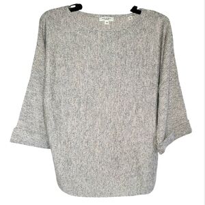 Max Studio Gray Crew Neck Sweater